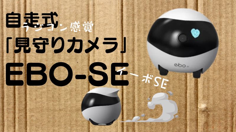 自走式見守りカメラ【EBO-SE】メリットデメリット。世界60か国以上で大 